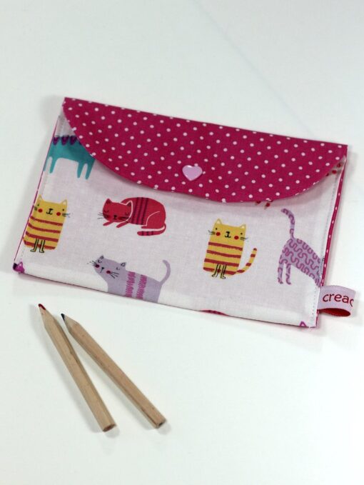 pochette a gouter chatons serviette crayons creacoton (4)