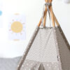 Tipi pour enfant Gris Taupe My lovely family