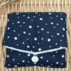 Tapis de change Bleu Marine etoiles coton bio My Lovely Family