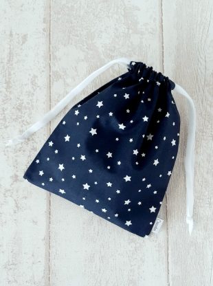 sac a doudou bleu marine etoiles Creacoton