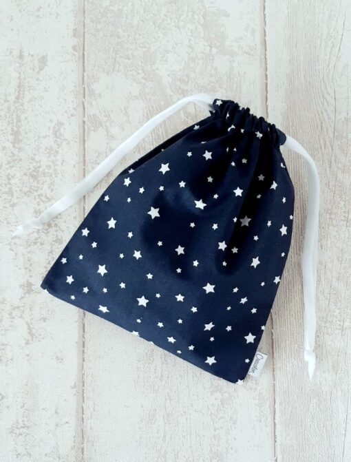 sac a doudou bleu marine etoiles Creacoton