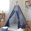 Tipi enfant Bleu marine Oeko-tex Creacoton 2