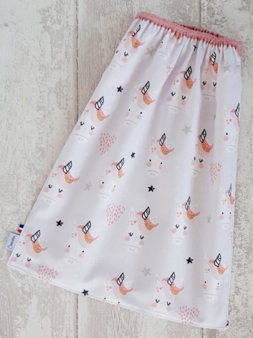 Bavoir elastique Licorne maternelle Creacoton