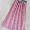 Serviette maternelle elastique Fleurs Roses Creacoton