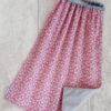 Serviette maternelle elastique Fleurs Roses Creacoton