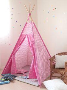 Creacoton-tipi-chambre-fille-Rose