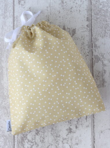 sac doudou ecole maternelle jaune clair Creacoton (1)