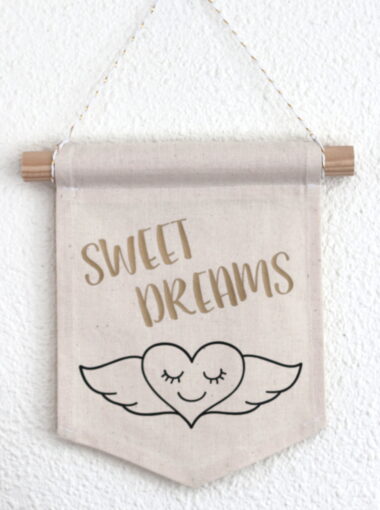 fanion decoratif sweet dreams Creacoton (1)