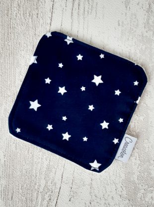 lingette lavable bébé bleu marine Creacoton