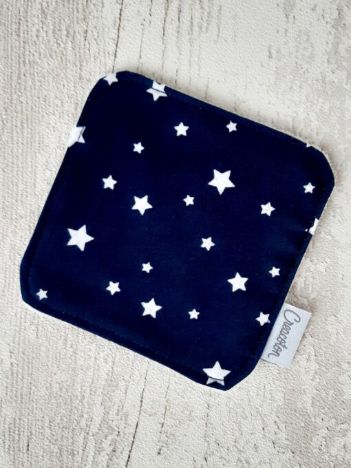 lingette lavable bébé bleu marine Creacoton