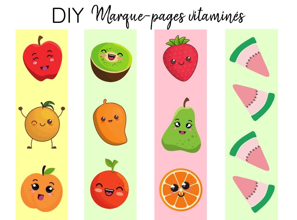 DIY enfant marque-page à imprimer