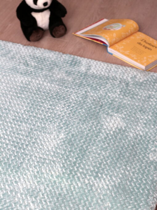 Creacoton tapis enfant vert menthe (3)