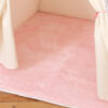 Tapis enfant polaire minky Rose poudre My lovely family