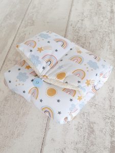 matelas a langer nomade coton bio bebe Rainbow Creacoton tapis de change arc en ciel (1)