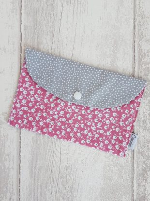 Pochette range serviette Fleurs Roses Creacoton