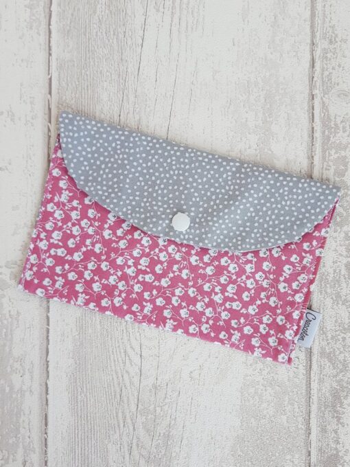 Pochette range serviette Fleurs Roses Creacoton