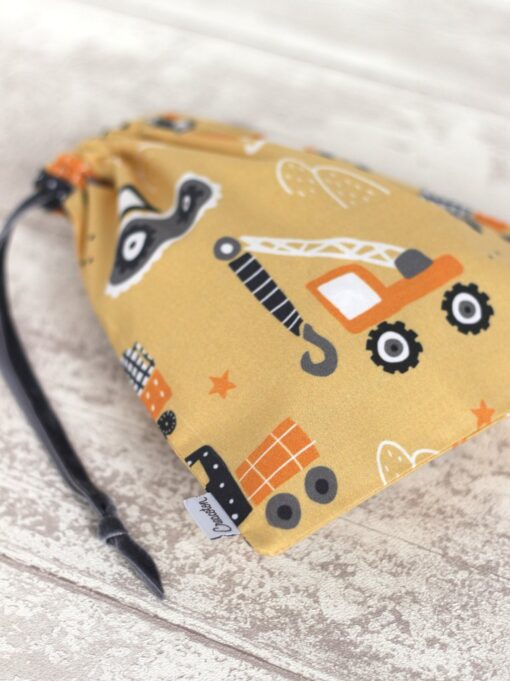 Sac a doudou Bulldozer Creacoton bebe maternelle