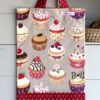 Sac à pain Cupcakes - beige Creacoton zero dechet