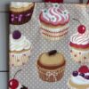 Sac à pain Cupcakes - beige Creacoton zero dechet