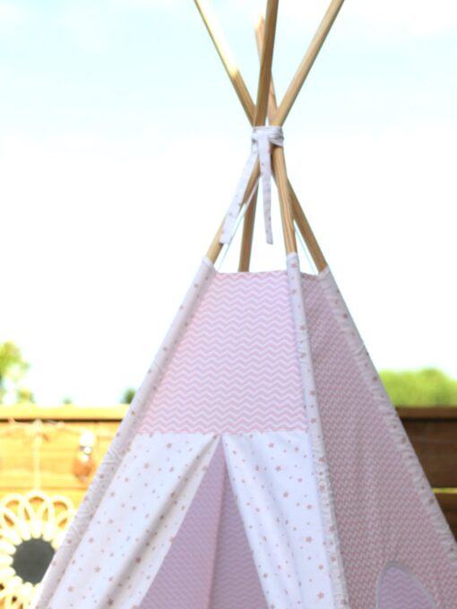 Tipi enfant Rose Poudre Creacoton