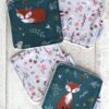 Lingette lavable coton bio Sweet Forest x4 Creacoton