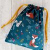 Sac a doudou coton bio Sweet Forest Renard Creacoton maternelle