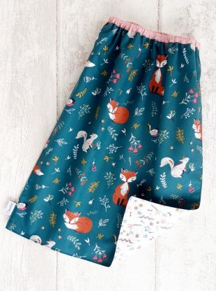 Serviette elastique coton bio Sweet Forest Creacoton maternelle
