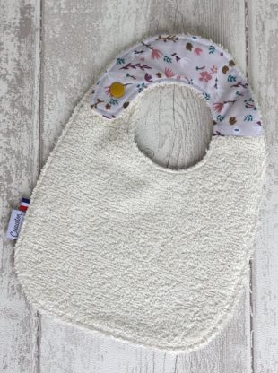 bavoir coton bio Sweet Forest Fleur Creacoton bebe