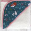 cape de bain coton bio Sweet Forest Renard Creacoton bebe