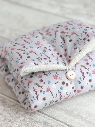 matelas a langer nomade coton bio Sweet Forest Fleur Creacoton bebe