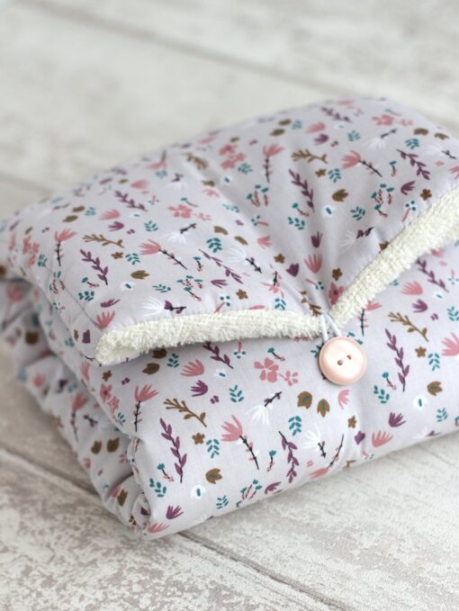 matelas a langer nomade coton bio Sweet Forest Fleur Creacoton bebe