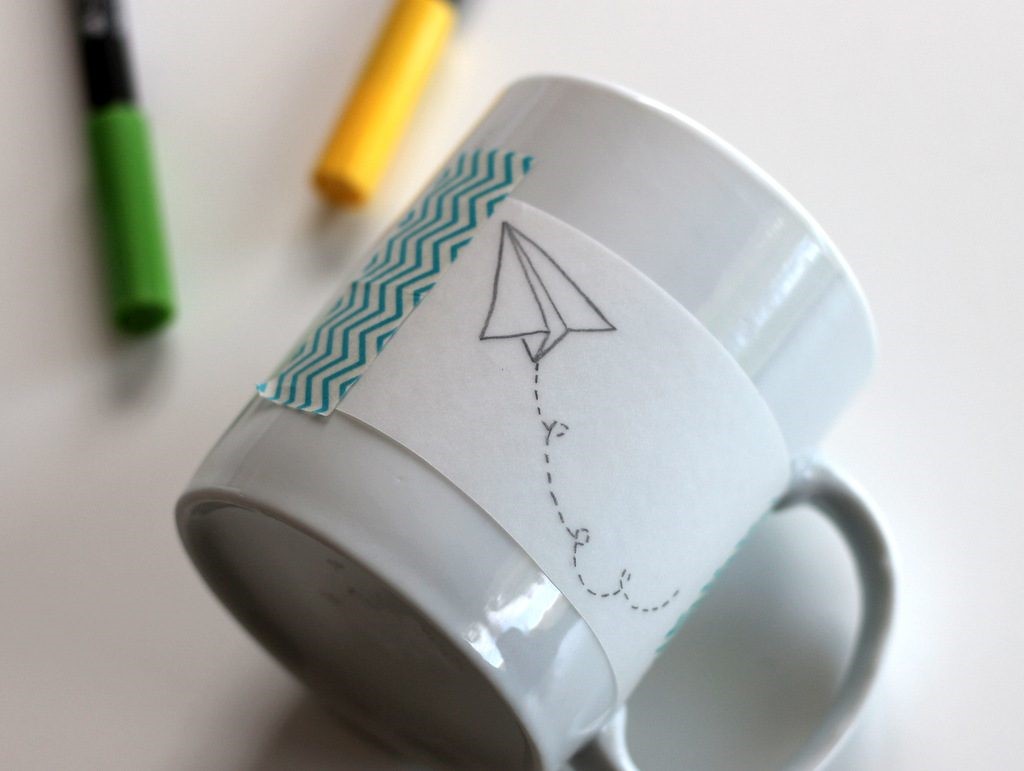 collae mug fête des pères design printable