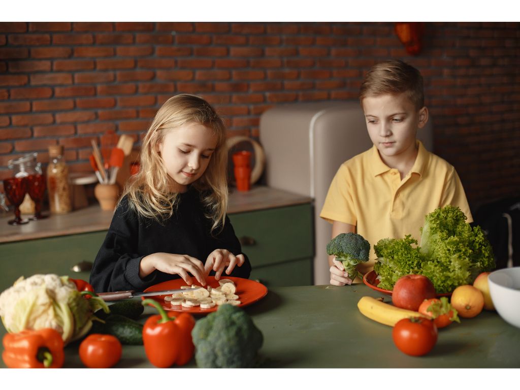 enfant atelier cuisine anti gaspi légume recyclage alimentaire
