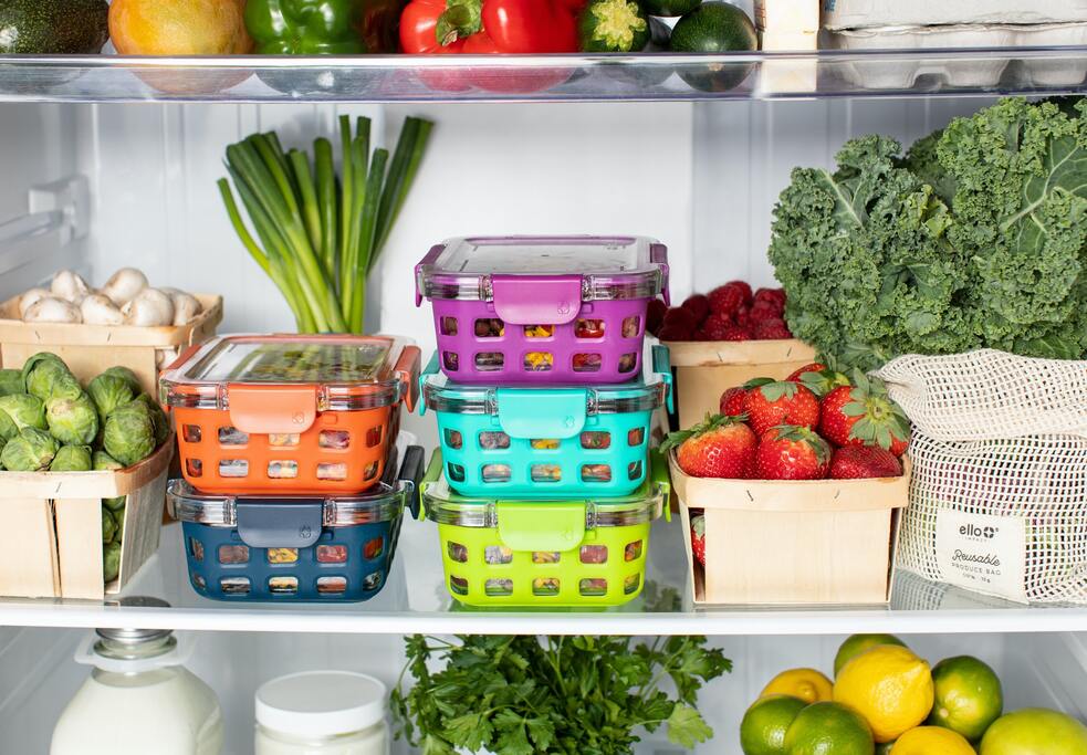 frigo réfrigérateur rangement anti gaspi tupperware légume fruit