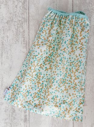 Serviette de table enfant maternelle Confetti Or Creacoton