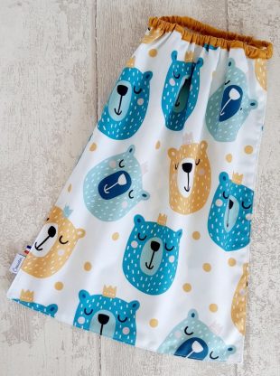 Serviette de table enfant maternelle Cute Bear Creacoton