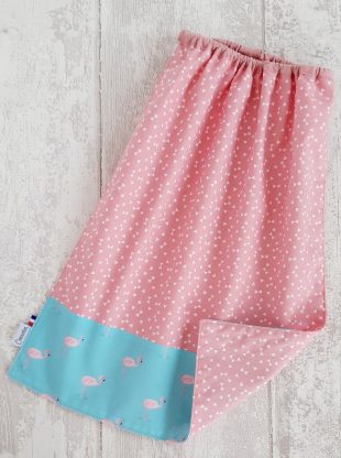 Serviette de table enfant maternelle Flamingo Creacoton