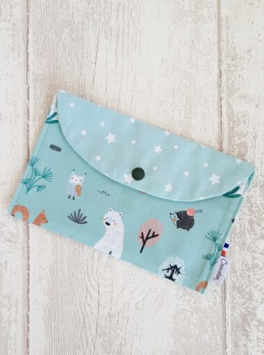 Pochette range serviette Foret Creacoton