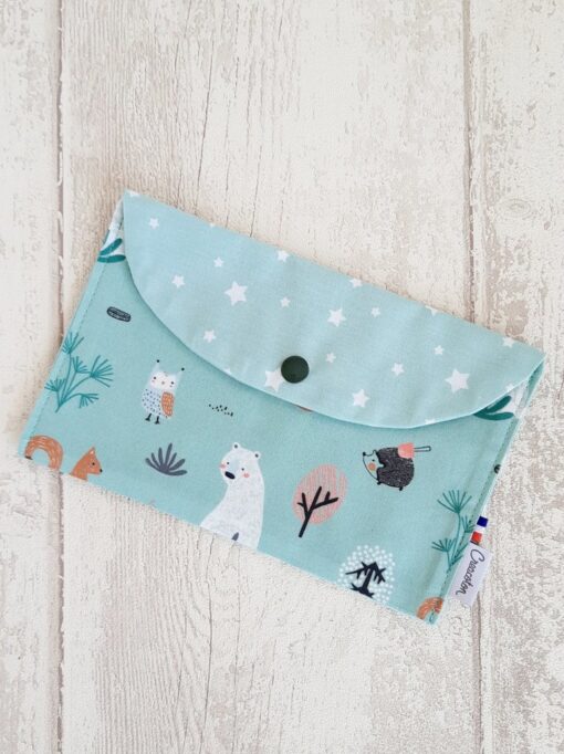 Pochette range serviette Foret Creacoton