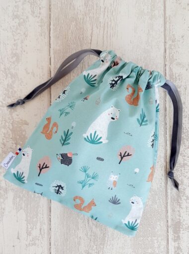 Sac a doudou Foret Creacoton maternelle