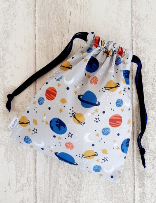 Sac a doudou coton bio Galaxie Creacoton