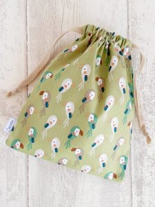 Sac a doudou coton bio Toucan Creacoton