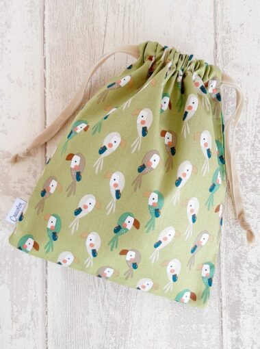 Sac a doudou coton bio Toucan Creacoton