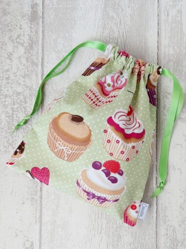 Sac a gouter Cupcakes Vert Creacoton