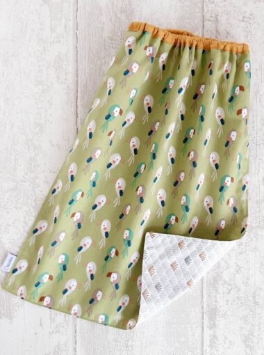 Serviette de table enfant coton bio Toucan Creacoton