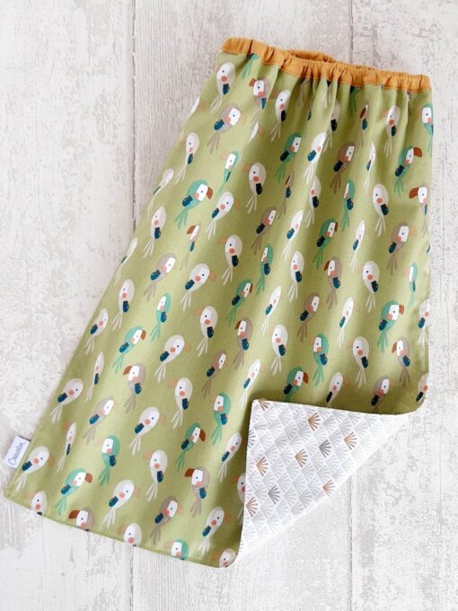 Serviette de table enfant coton bio Toucan Creacoton