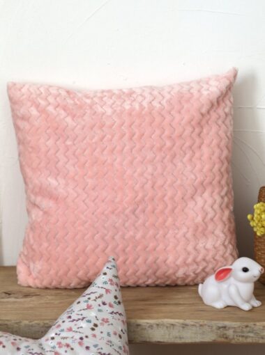 Coussin polaire enfant Rose poudre Creacoton enfant Oeko-Tex