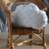 coussin nuage minky gris clair Creacoton