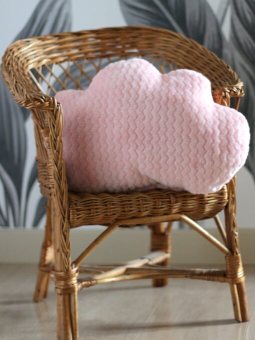 coussin nuage minky rose poudre Creacoton