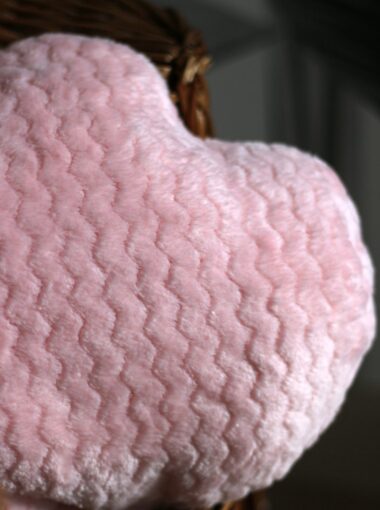 coussin nuage minky rose poudre Creacoton